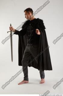 Claudio BLACK WATCH STANDIG POSE WITH SWORD